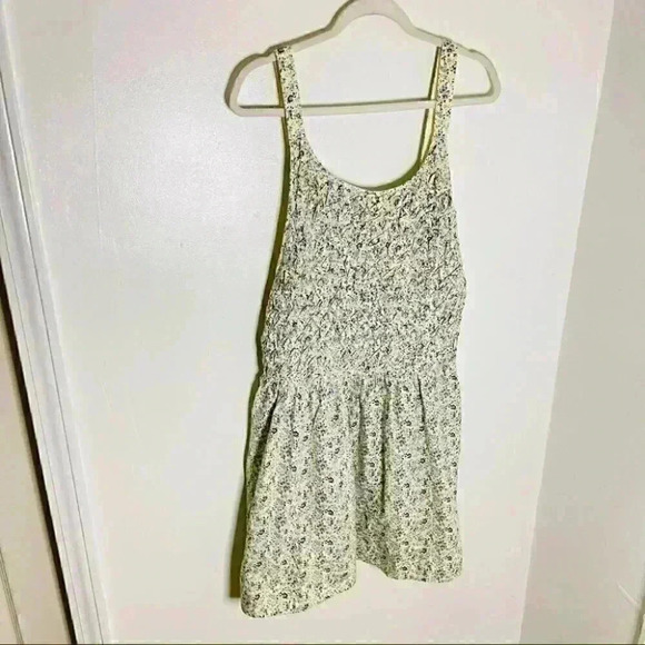 NEW Free People Petunia Mini Dress Tea Combo Floral Bohemian Cottagecore Prairie - Picture 2 of 8